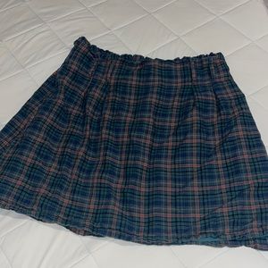 American eagle plaid mini skirt